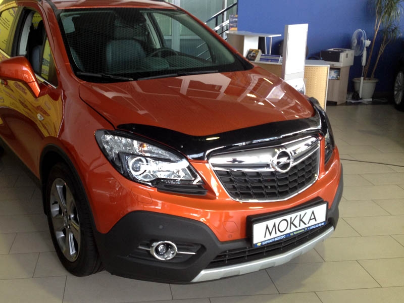 Дефлектор капота темный OPEL MOKKA//Buick Encore 2012-2016 / Опель Мокко