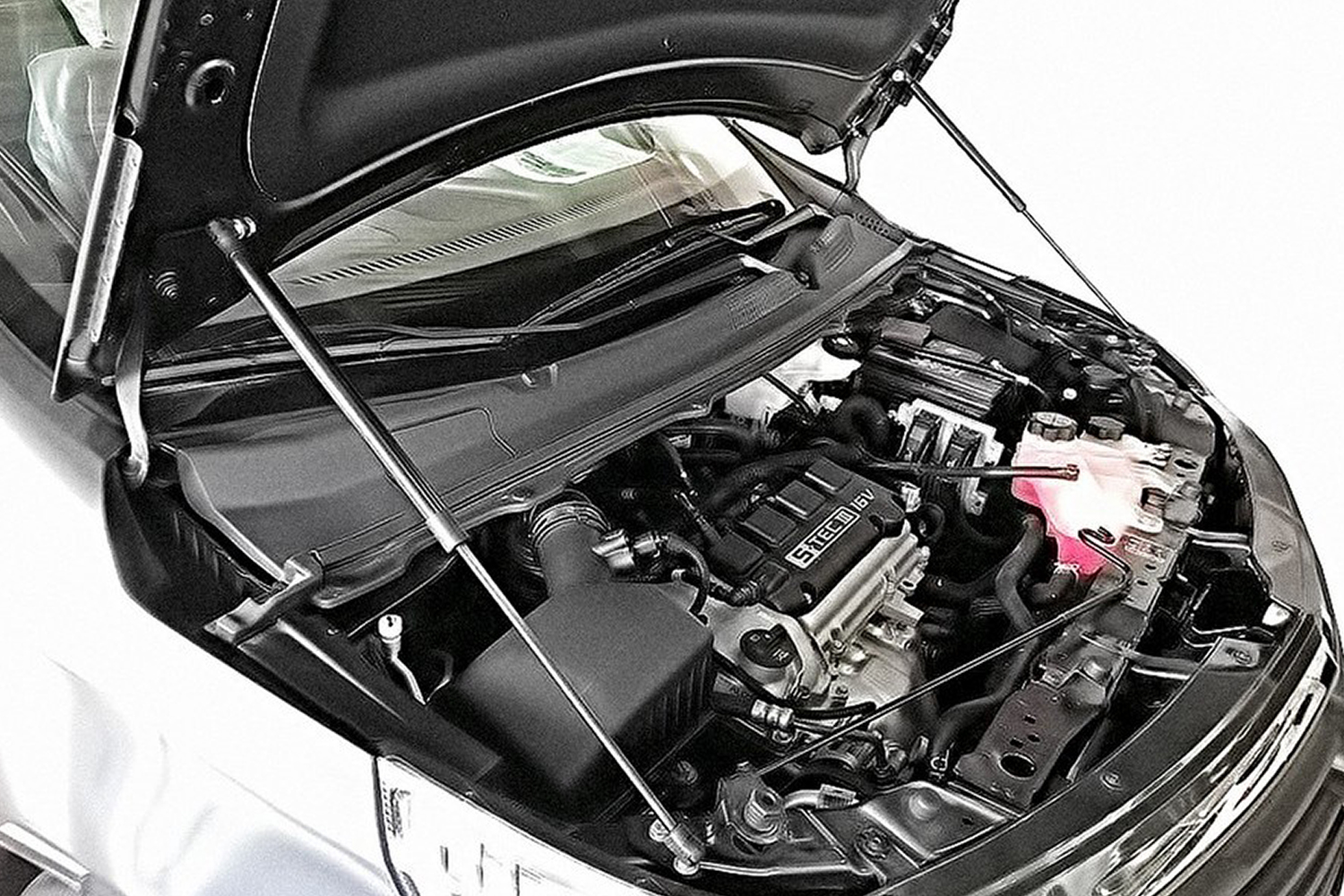 Упоры капота для Chevrolet Cobalt, Ravon R4 2020-н.в. Arbori 2 шт. / Шевроле Кобальт