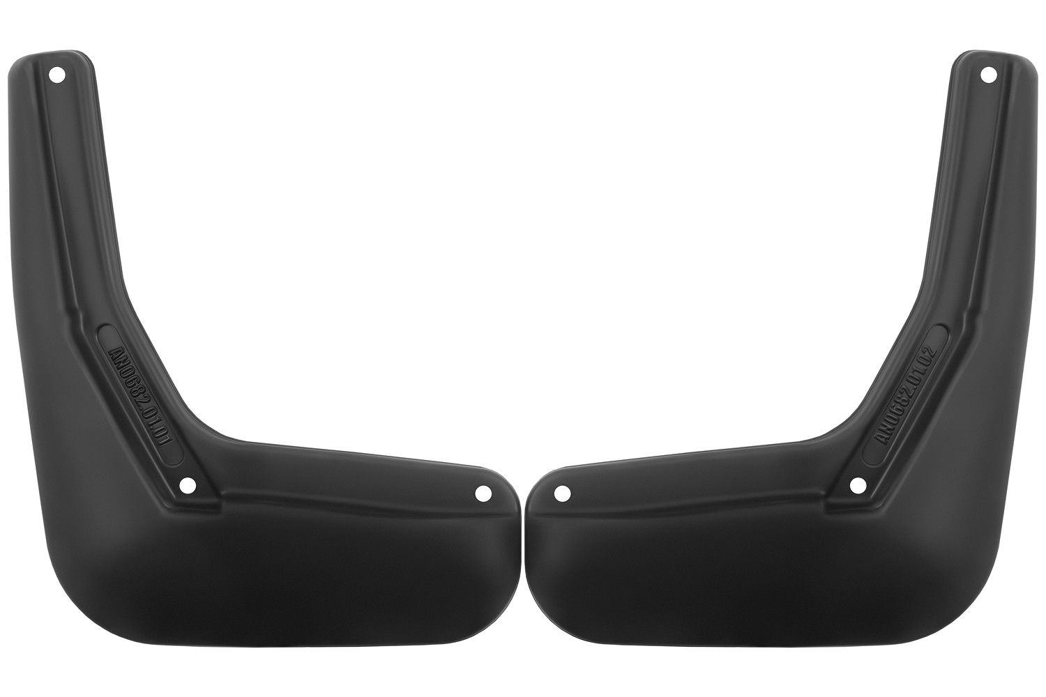 Брызговики передние для  GEELY Atlas 2023– н.в. (II поколение), 2 шт. (optimum) в пакете / Джили Атлас