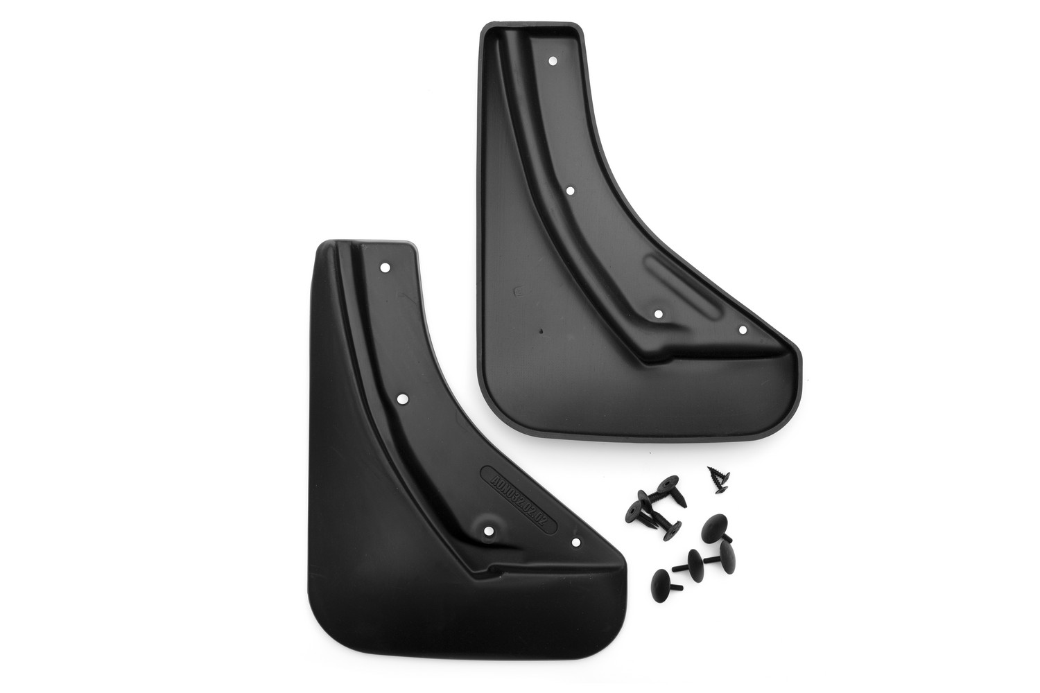 Брызговики задние для SKODA Karoq 2020 - с расширителем арок, внедорожник 2 шт.(optimum) в пакете / Шкода Карок