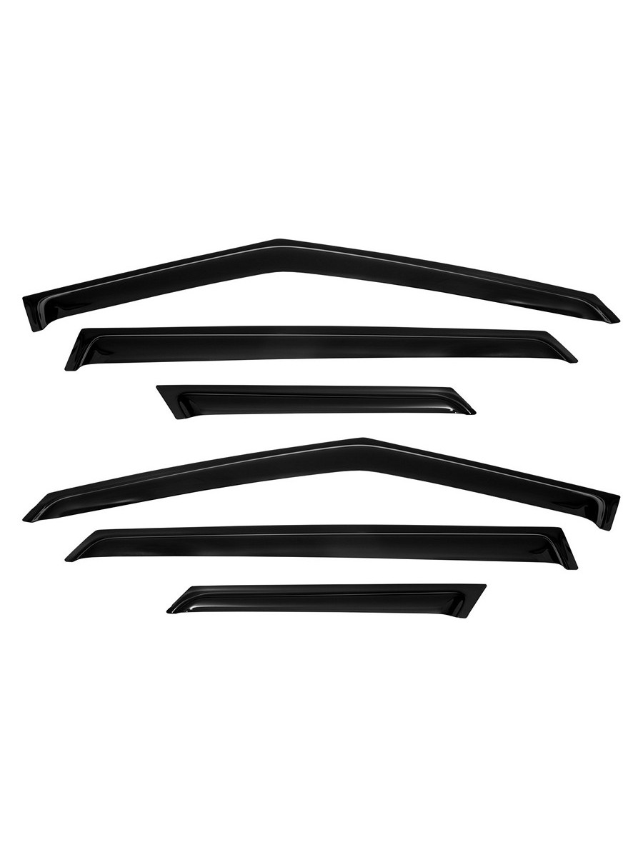 Дефлектор боковых окон Chery Tansuo 06 Urban / Jaecoo J7, 23-, 6ч., темный / Джаеку Джей 7