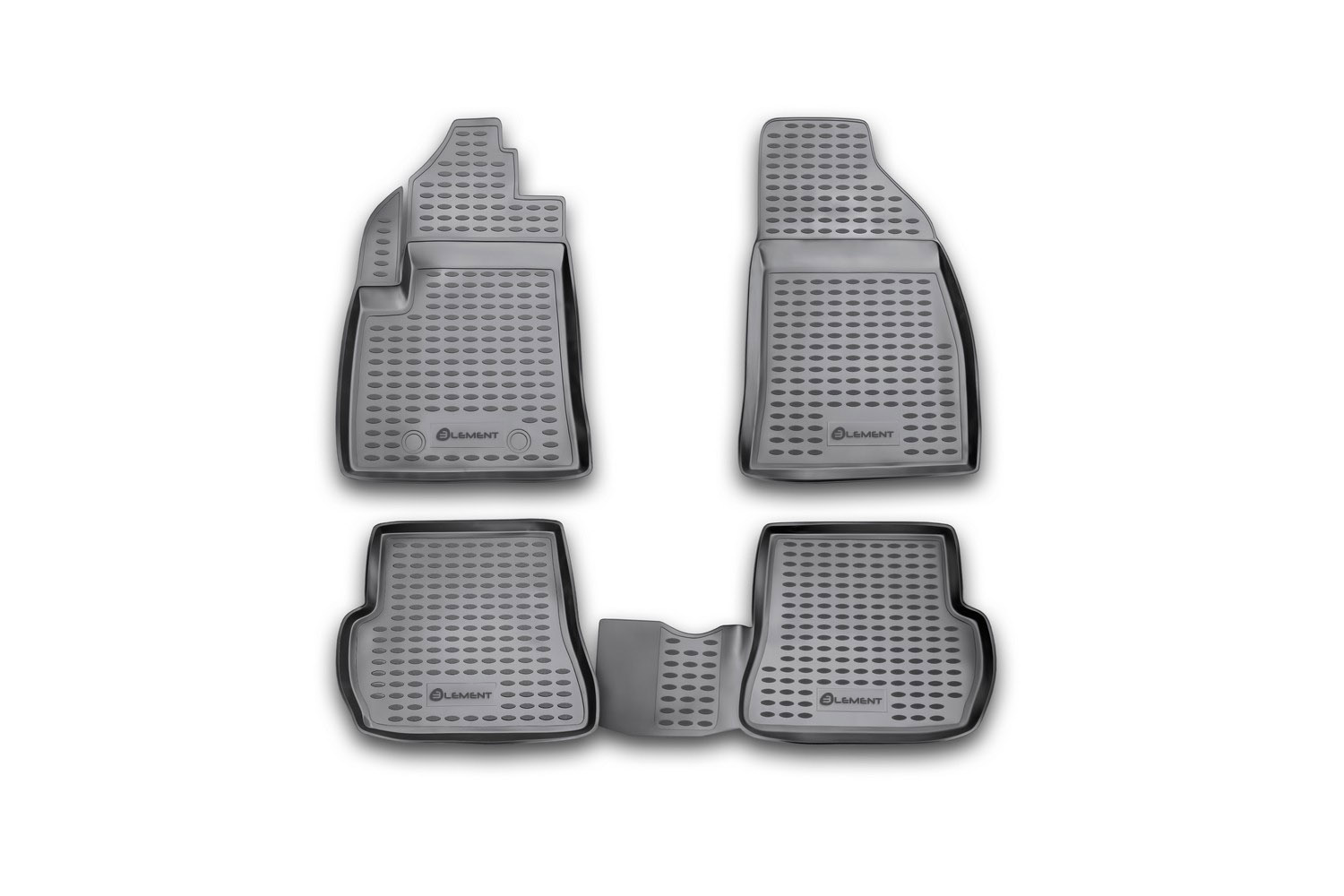 Коврики в салон FORD Fusion 09/2002-, Fiesta 2002-2008, 4 шт. (полиуретан) / Форд Фьюжн