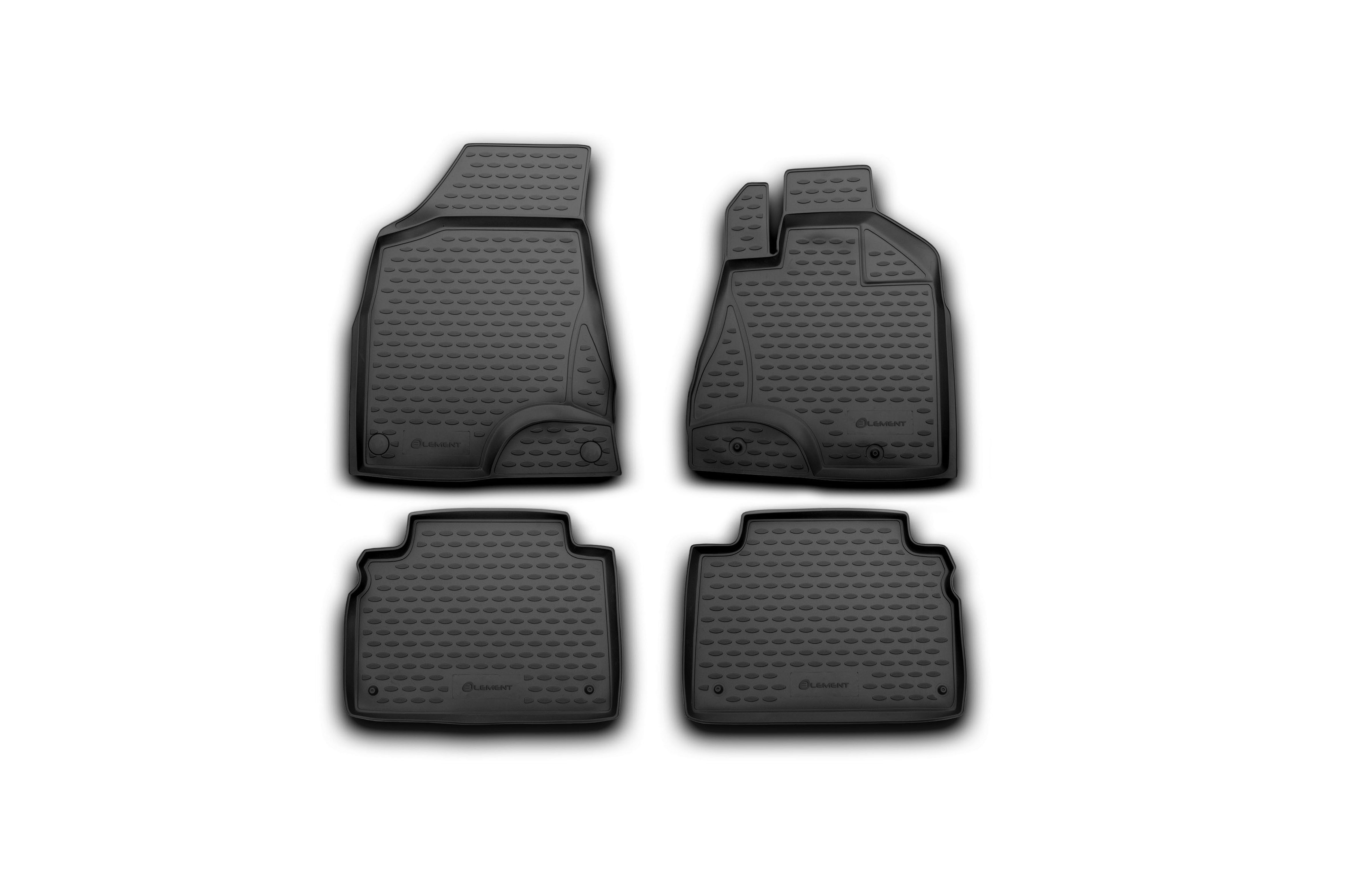 Коврики в салон для TOYOTA Harrier, 2003-2008 правый руль,4 шт. (полиуретан) / Тойота Харриер
