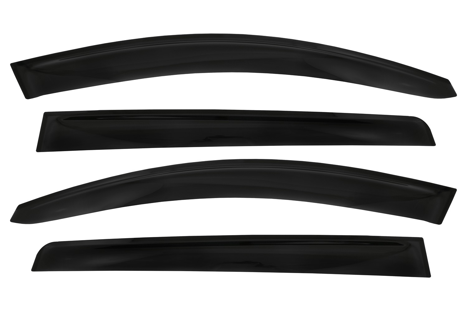 Дефлектор боковых окон Changan Hunter Plus 2023-, 4ч., темный / Чанган Хантер Плюс