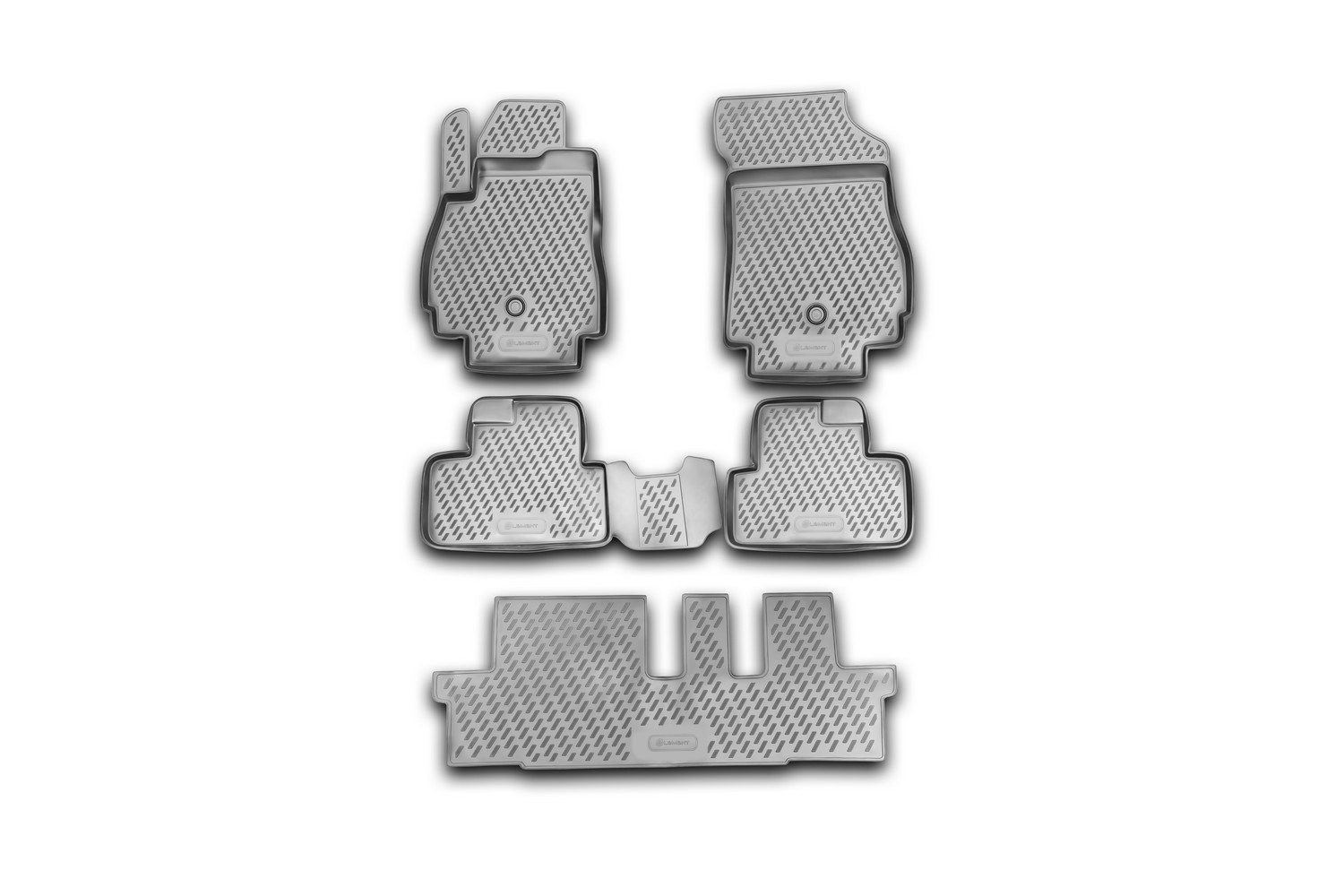 Коврики в салон для CHEVROLET Orlando (I), 2010-2018, 5 шт. (полиуретан) / Шевроле Орландо