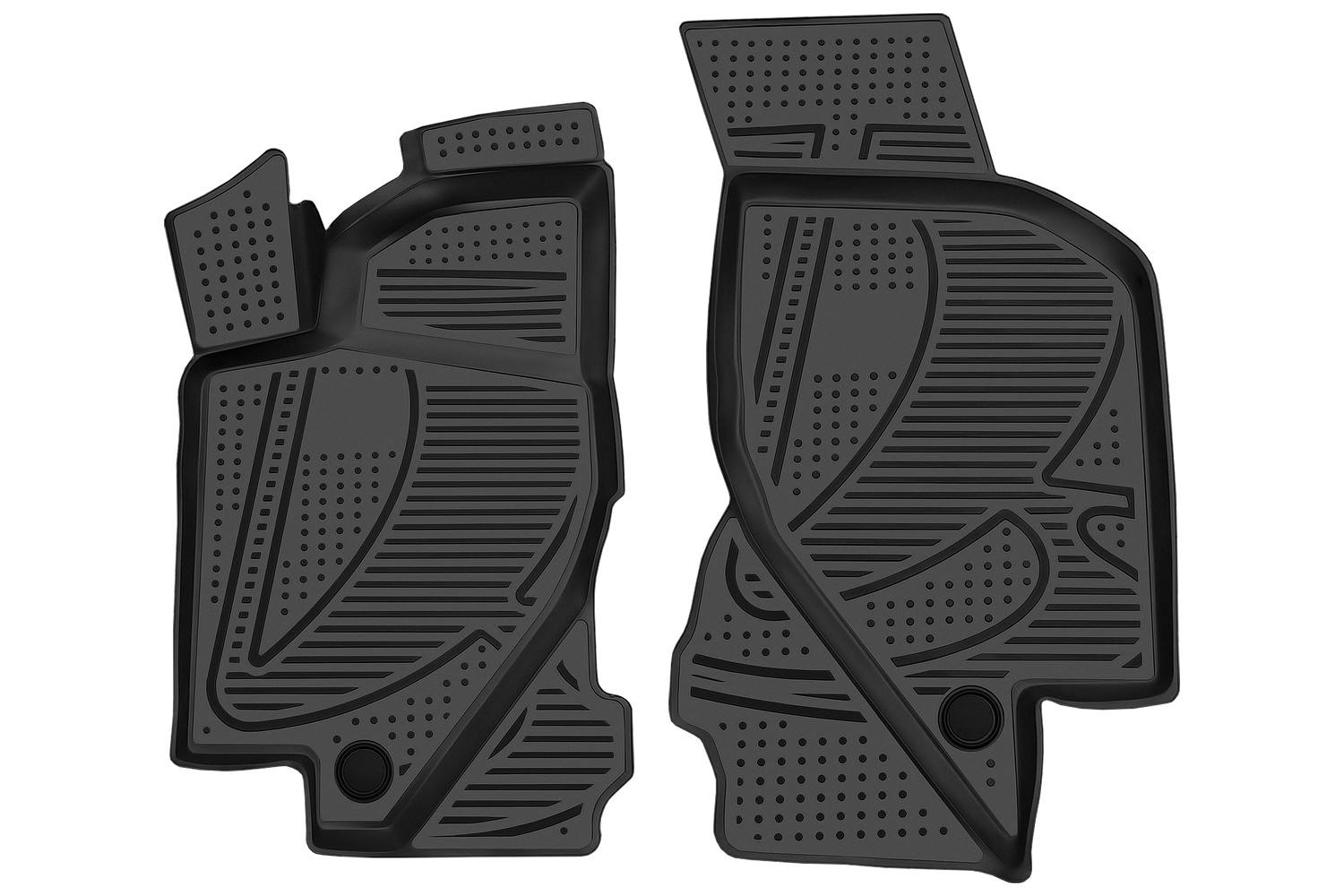 Коврики 3D в салон  LADA Granta I 2011-2018, 2018-, передние, 2 шт. (полиуретан) / Лада Гранта