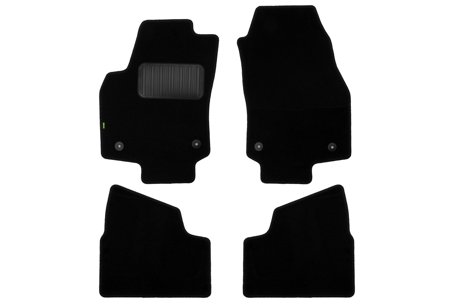 Коврики в салон Klever Standard OPEL Astra H GTC 3D 2004-2007, 2006-2014, хб., 4 шт. (текстиль) / Опель Астра