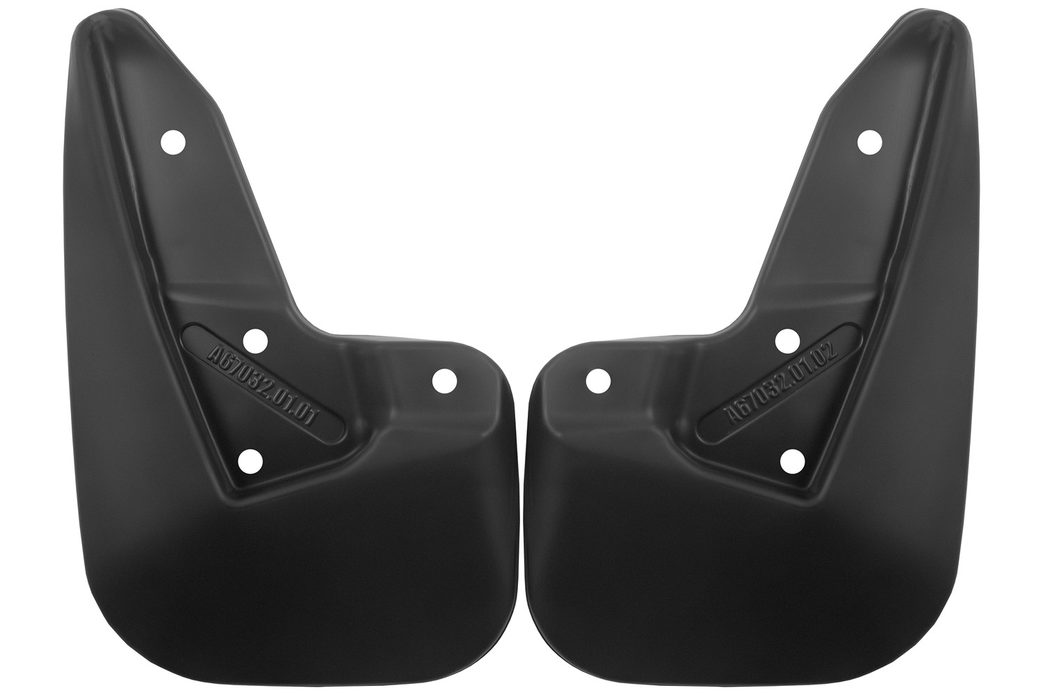 Брызговики передние для  CHANGAN UNI-K I 2020 - 2 шт.(optimum) в пакете / Чанган Юни-К