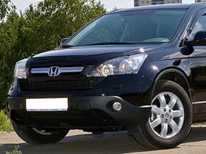 Дефлектор капота темный HONDA CRV 2006-2009 / Хонда ЦРВ