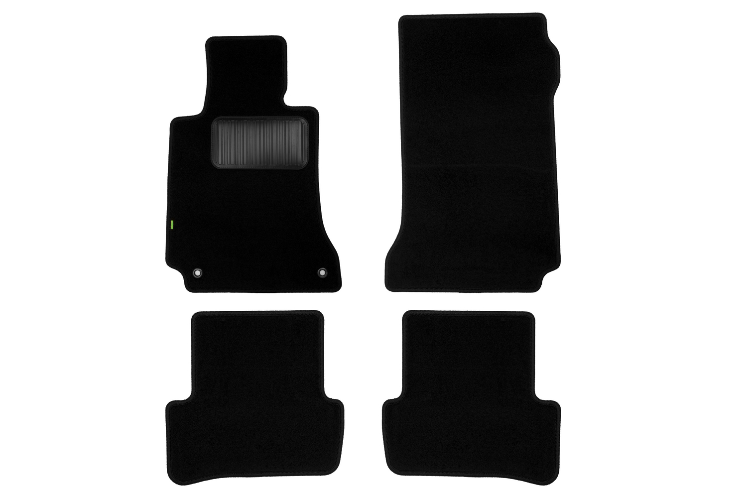 Коврики в салон Klever Standard MERCEDES-BENZ C-Class W204 АКПП 2006-2011, 2011-2015, сед., 4 шт. (текстиль) / Мерседес Бенц С класс