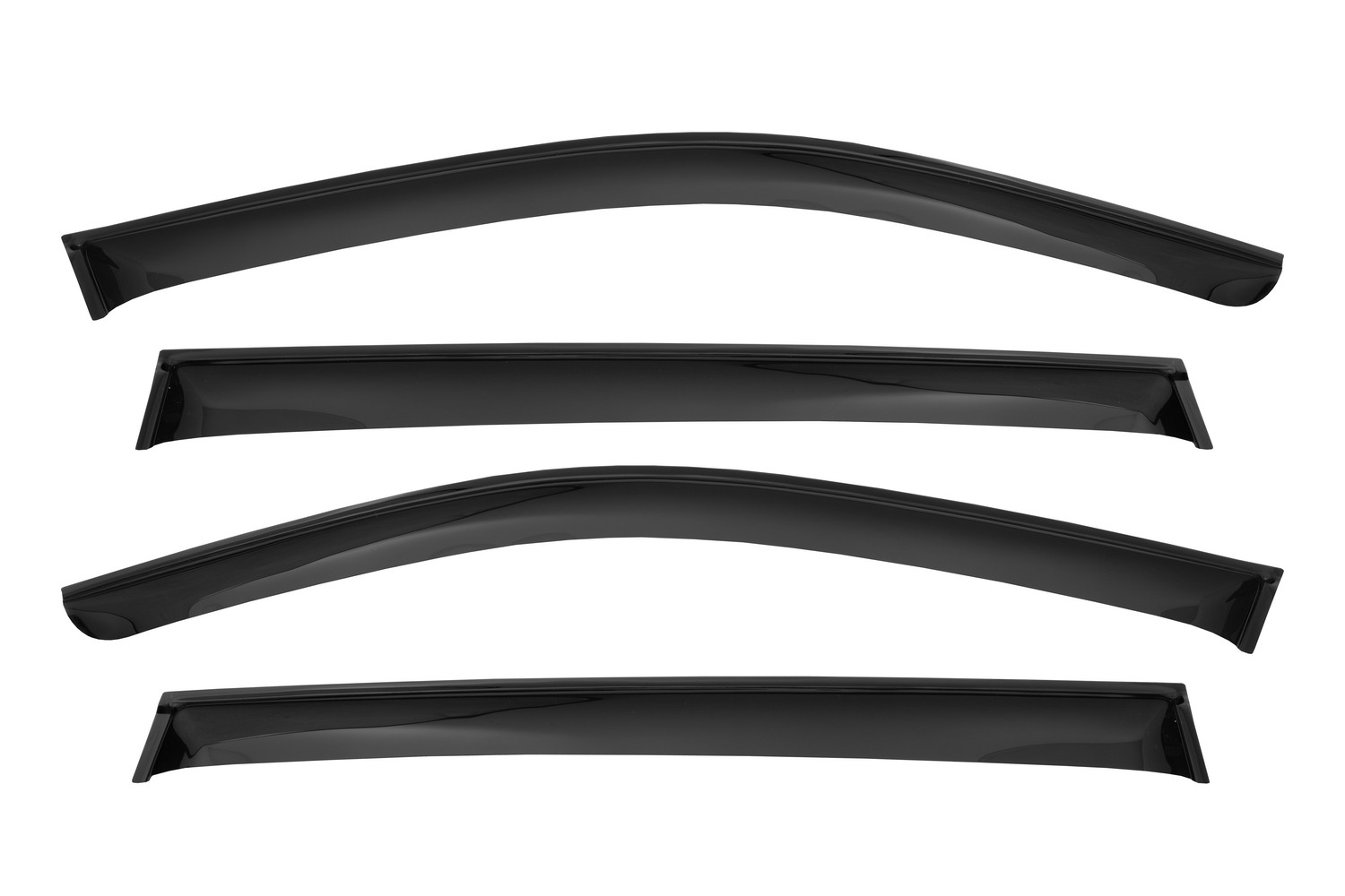 Дефлекторы боковых окон Haval H9, 2014-2017/2017-, 4ч., темный / Хавал Н9