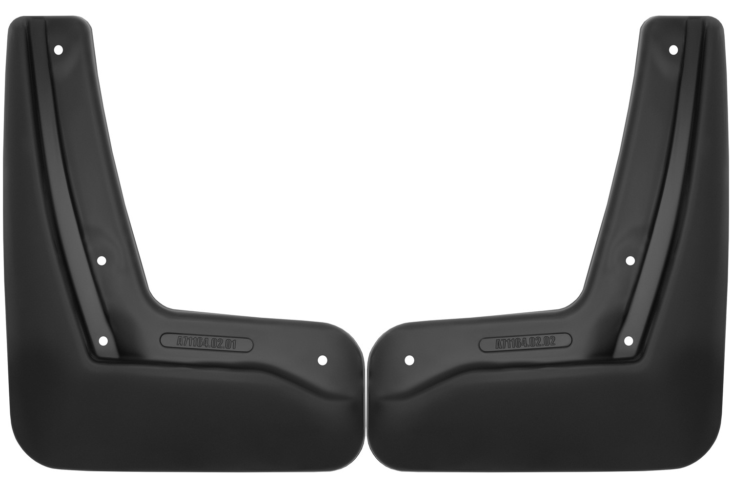 Брызговики задние для Zeekr 001 I Рестайлинг 2024 - 2 шт.(optimum) в пакете / Зикр