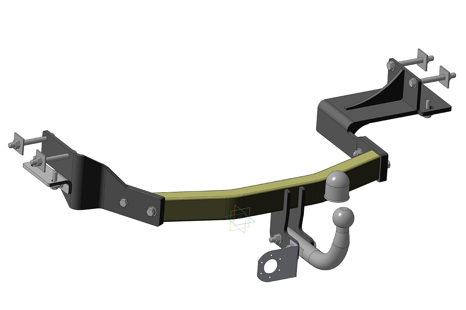 Фаркоп (ТСУ) на а/м HYUNDAI Santa Fe (TM) SUV 2018- / KIA Sorento Prime (UM) SUV 2014-2020 без электрики / Хендай Санта Фе