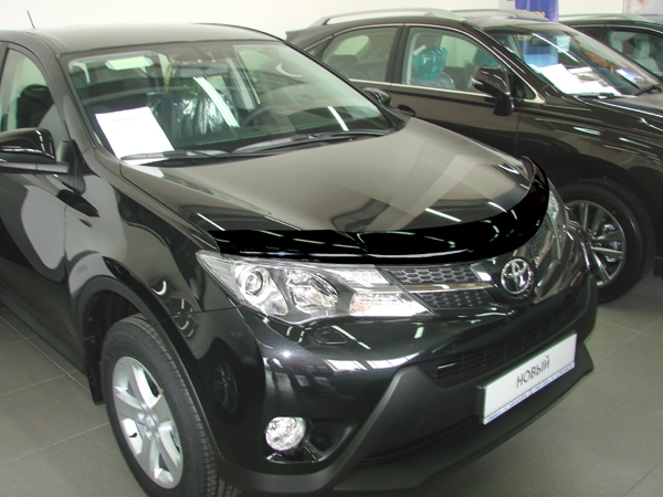 Дефлектор капота для TOYOTA RAV4 2013-2018 внедорожник SIM / Тойота Рав 4