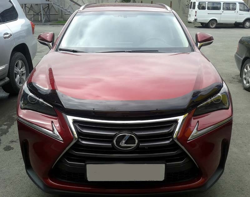 Дефлектор капота темный LEXUS NX, 2014- / Лексус NХ