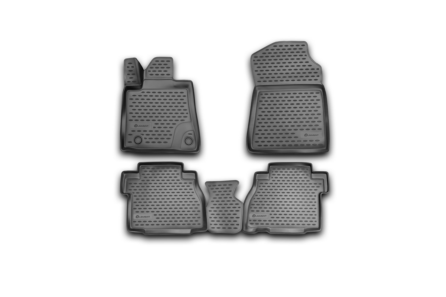 Коврики 3D в салон TOYOTA Tundra Double Cab/Crew MAX, 2007-2013 (USA) (полиуретан) / Тойота Тундра