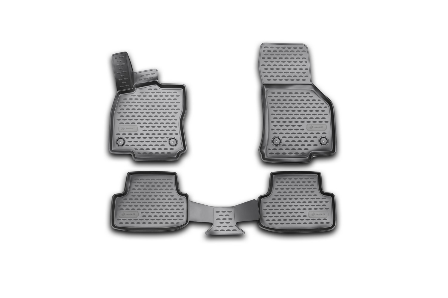 Коврики 3D в салон VW Golf VII, 2013- 4 шт. (полиуретан) / Фольксваген Гольф