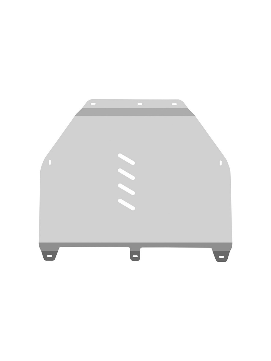 Защита картера и коробки передач (с креп.) для EXEED RX (T22) /JAECOO J8 (T26)/ CHERY TIGGO 9(T28) 2.0 бензин AT AWD (алюминий, 3 мм) / Эксид РХ