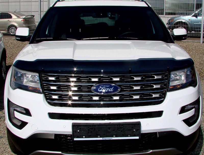 Дефлектор капота темный FORD Explorer, 2016- / Форд Эксплорер