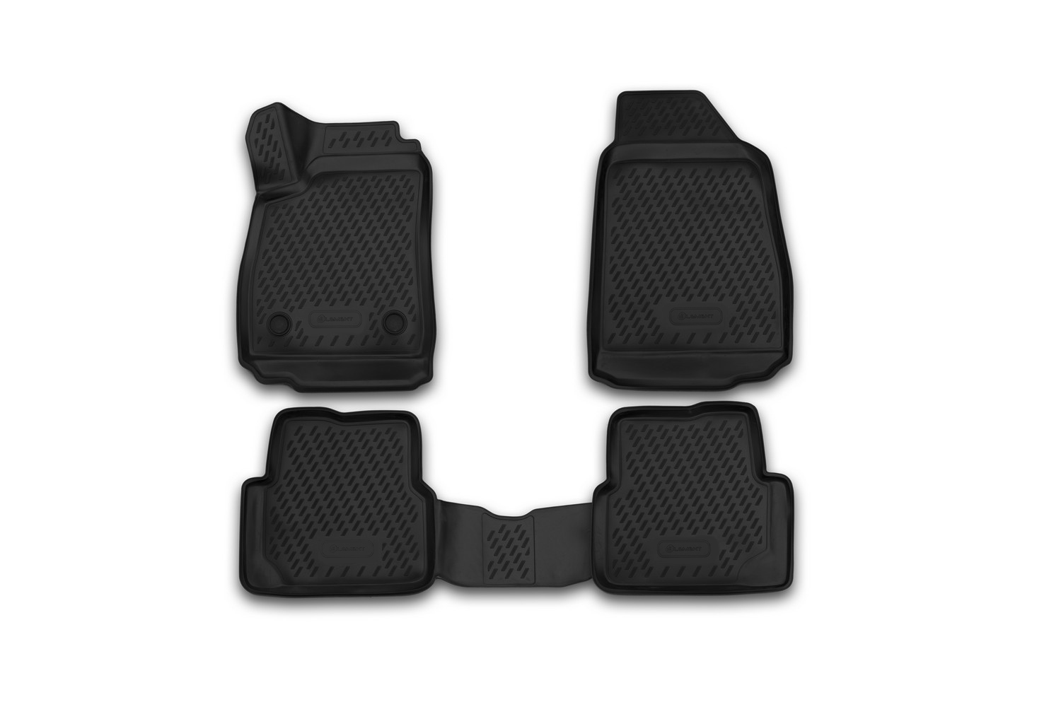 Коврики 3D в салон для CHEVROLET Cobalt (II, IIr) 2011-2016, 2020-/RAVON R4 2016-2020, 4 шт. / Шевроле Кобальт