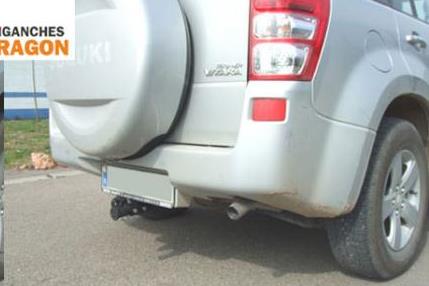 ТСУ для SUZUKI Grand Vitara 5 дв. 2005-, Тип шара: Горизонтальный, легкосъемный (S) / Сузуки Гранд витара