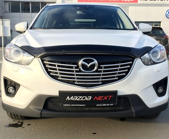 Дефлектор капота для MAZDA CX5 2012-2017 внедорожник SIM / Мазда СХ-5