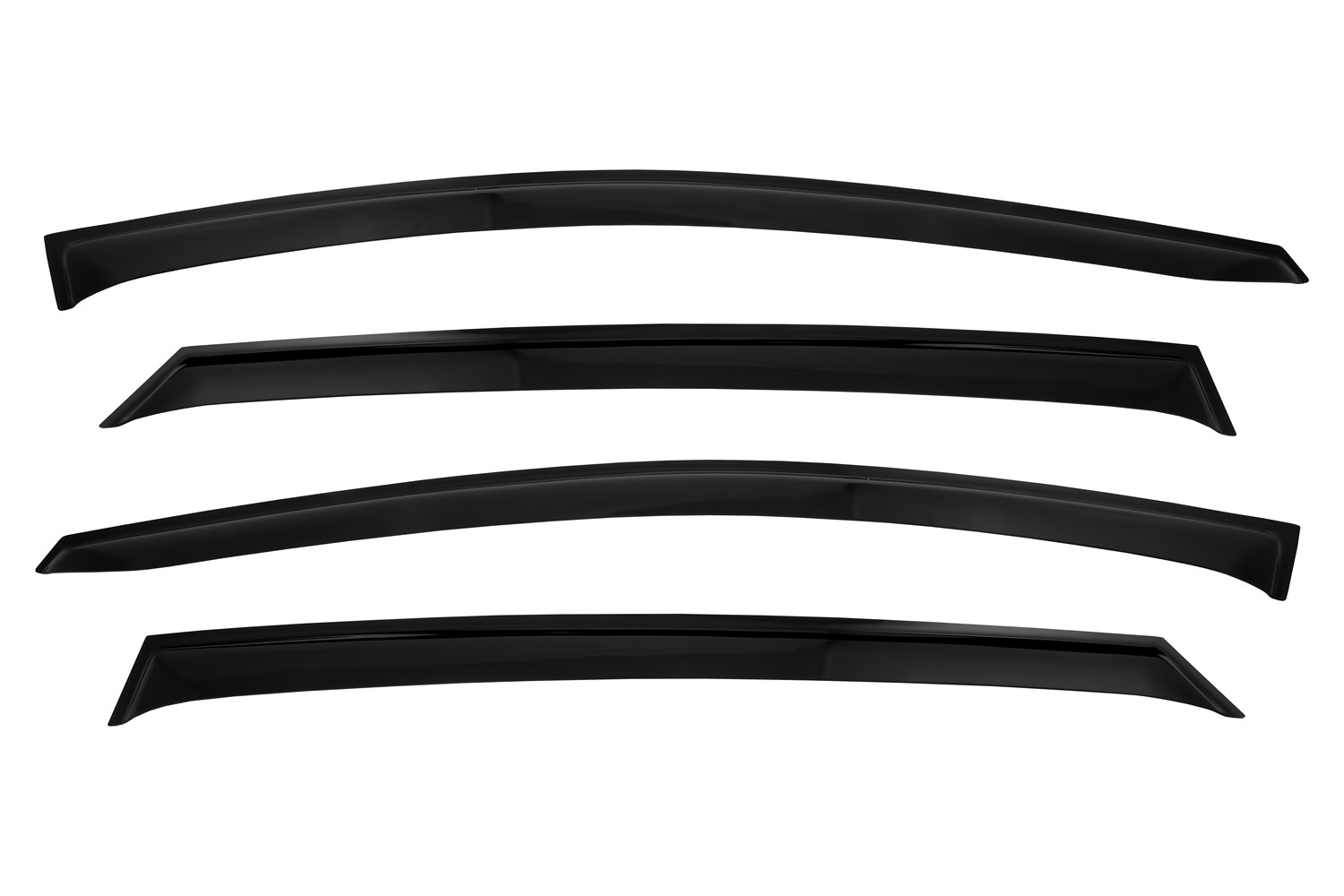 Дефлектор окон (НАКЛАДНОЙ скотч 3М), 4 шт., для JAC J7, 2022-, лифтбек / Джак / Джак Джей 7