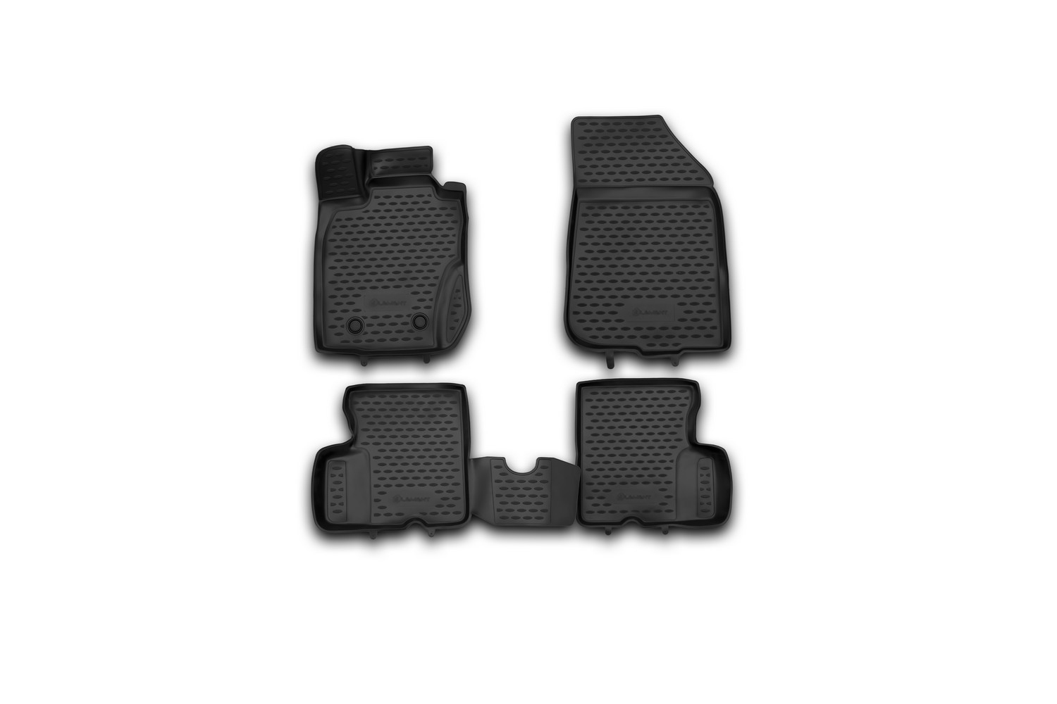 Коврики 3D в салон RENAULT Duster 4WD, 2011-2015, 4 шт. (полиуретан) / Рено Дастер