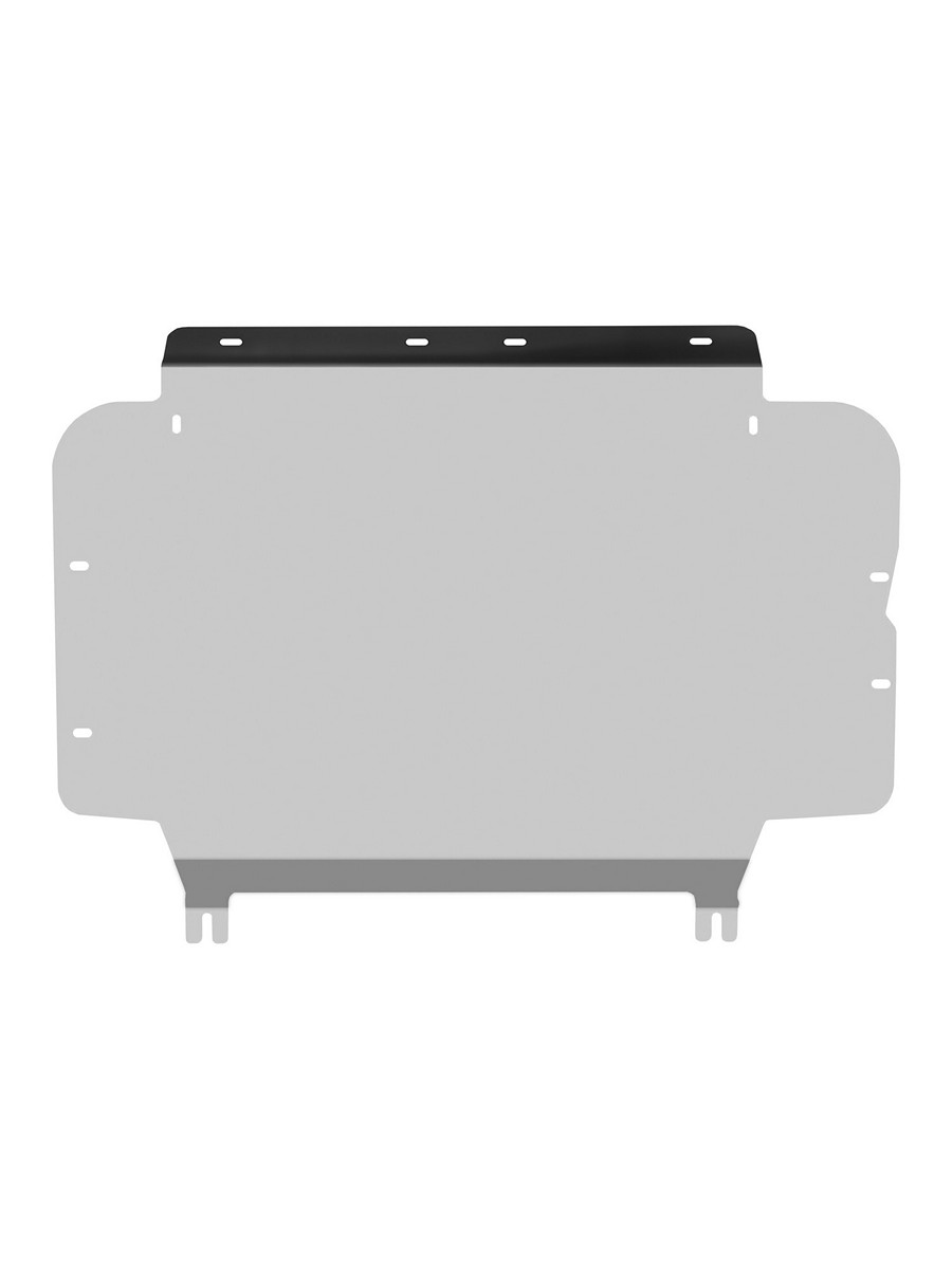 Защита картера (с креп.) для HONDA Vezel (2013-2021) 1.5 бензин AT 4WD правый руль (алюминий, 3 мм) / Хонда Везел