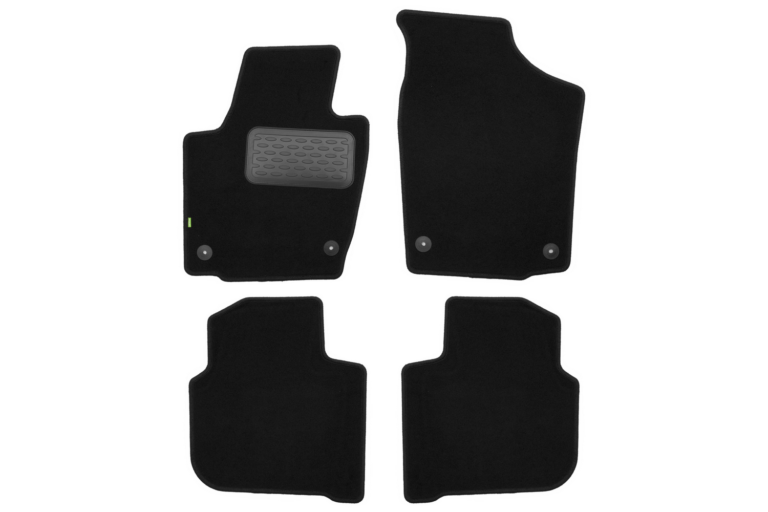 Коврики в салон Klever Standard SKODA Rapid 2012-2017, 2017-2020, сед., 4 шт.(текстиль) / Шкода Рапид
