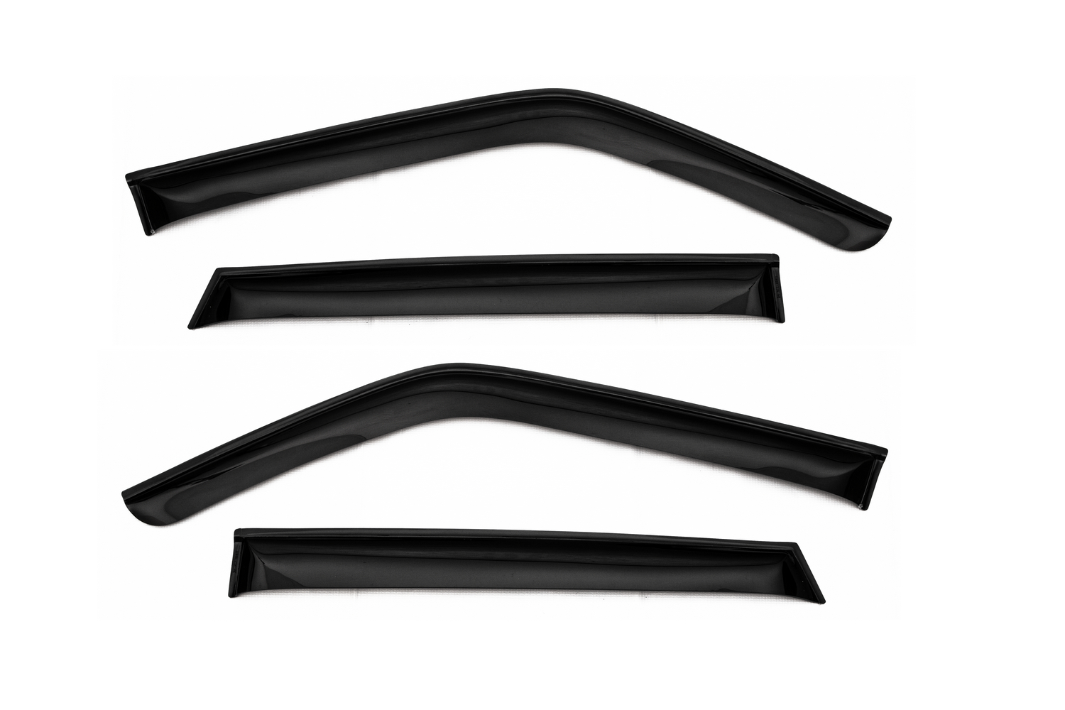 Дефлектор окон (НАКЛАДНОЙ скотч 3М) 4 шт. для NISSAN JUKE I 2010- кроссовер / Ниссан Жук