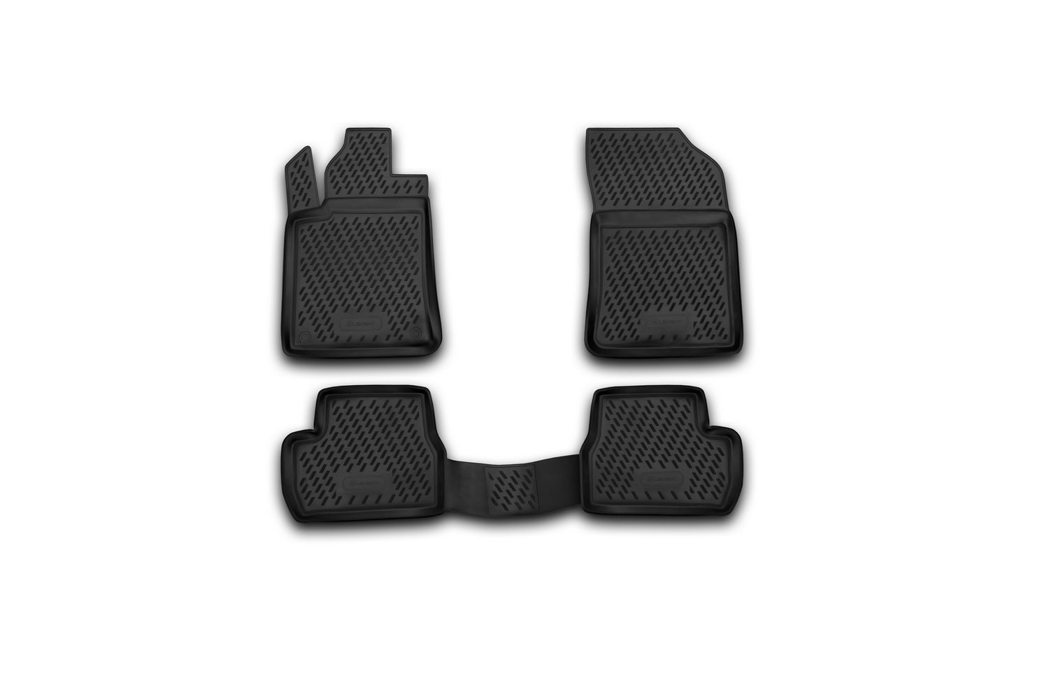 Коврики в салон CITROEN C3 01/2010-, 4 шт. (полиуретан) / Ситроен С3