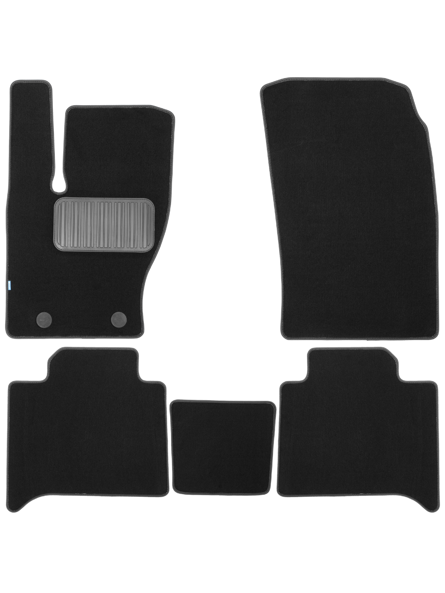 Коврики ворсовые для TANK 400 2024 - н.в. Внедорожник 5 дв. - 5 шт. коврики текстильные в салон Klever Premium / ТАНК