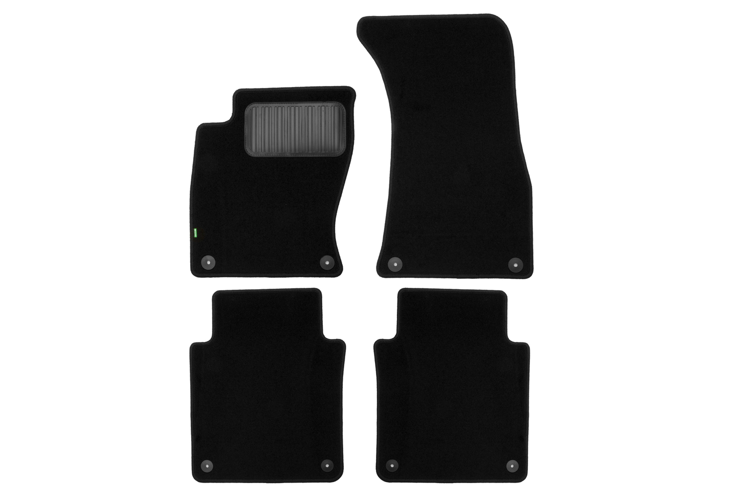 Коврики в салон Klever Standard AUDI A8 Long АКПП 2002-2005, 2005-2007, 2007-2010, сед., 4 шт. (текстиль) / Ауди А8