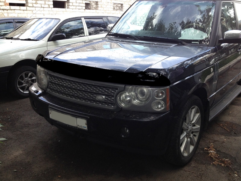 Дефлектор капота темный LAND ROVER Range Rover 2002-2012, NLD.SLRRRO212 / Ленд Ровер Рендж Ровер