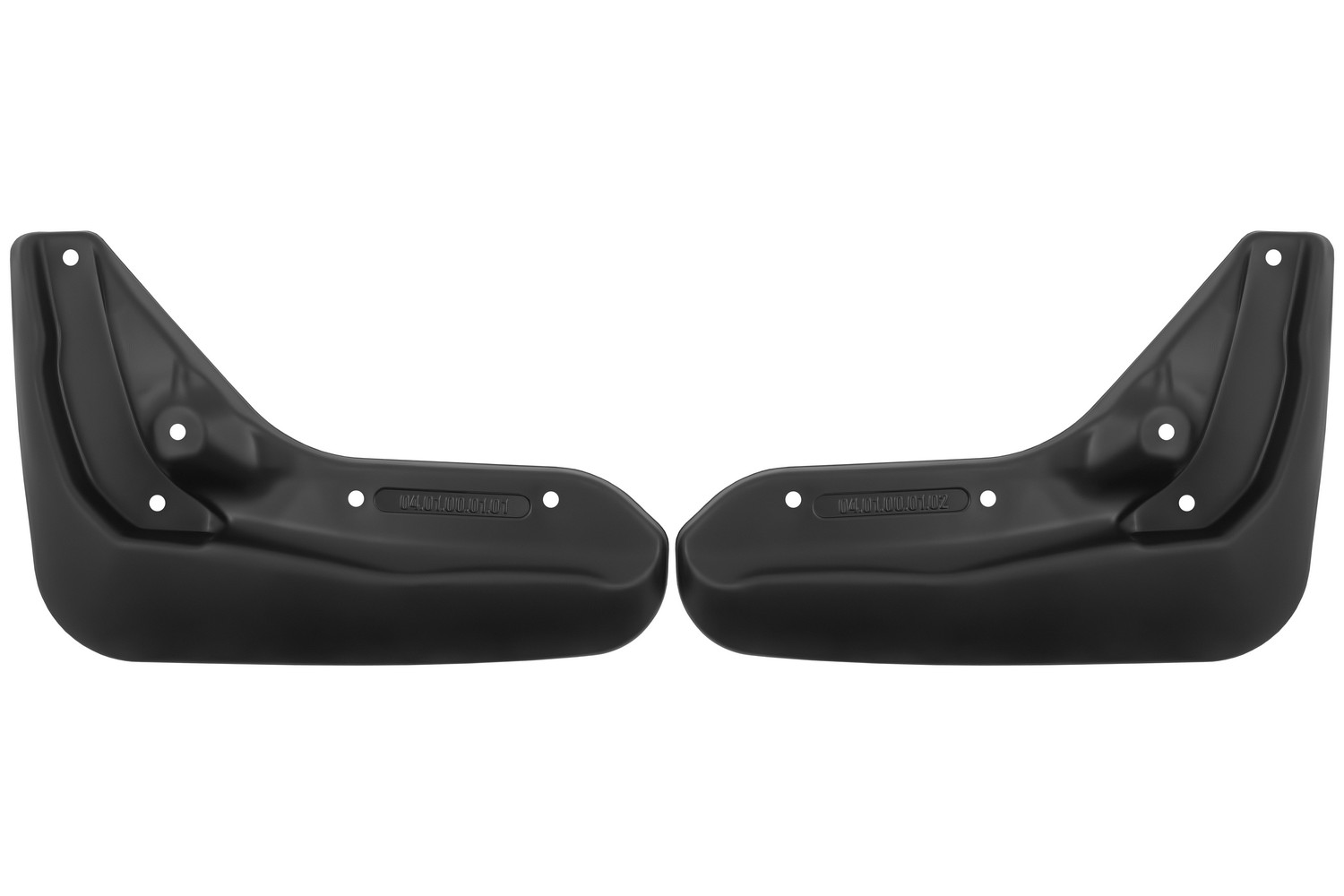 Брызговики передние AUDI Q7, 2015-, 2 шт. (optimum) в пакете / Ауди Ку7