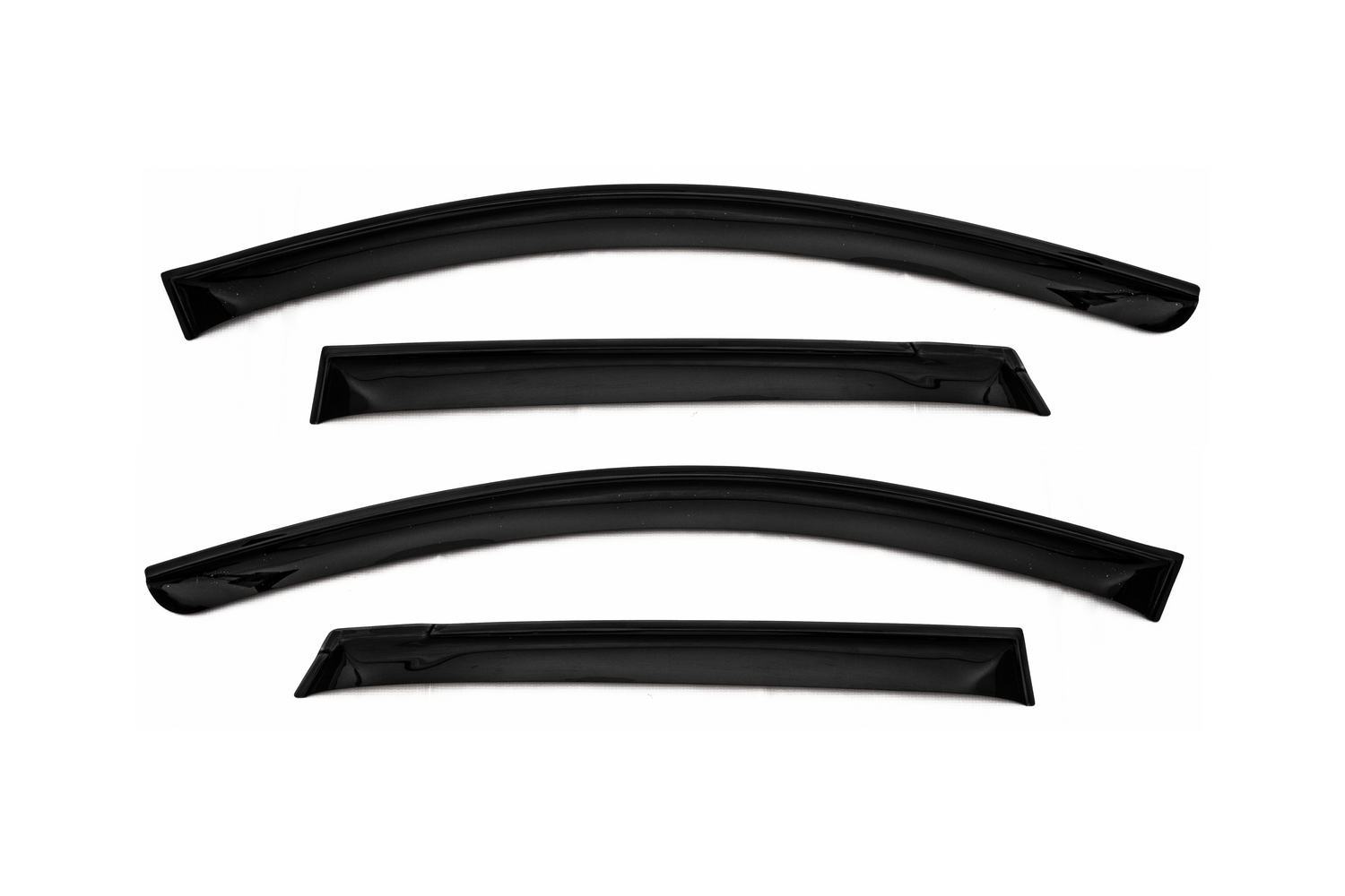 Дефлектор окон (НАКЛАДНОЙ скотч 3М) 4 шт. для MAZDA СХ-5 I 2011-2017 кроссовер / Мазда СХ-5