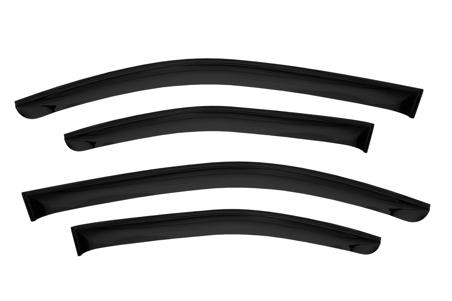 Дефлектор окон (НАКЛАДНОЙ скотч 3М), 4 шт., для SKODA Octavia IV (A8), 2019-, лифтбек / Шкода Октавия