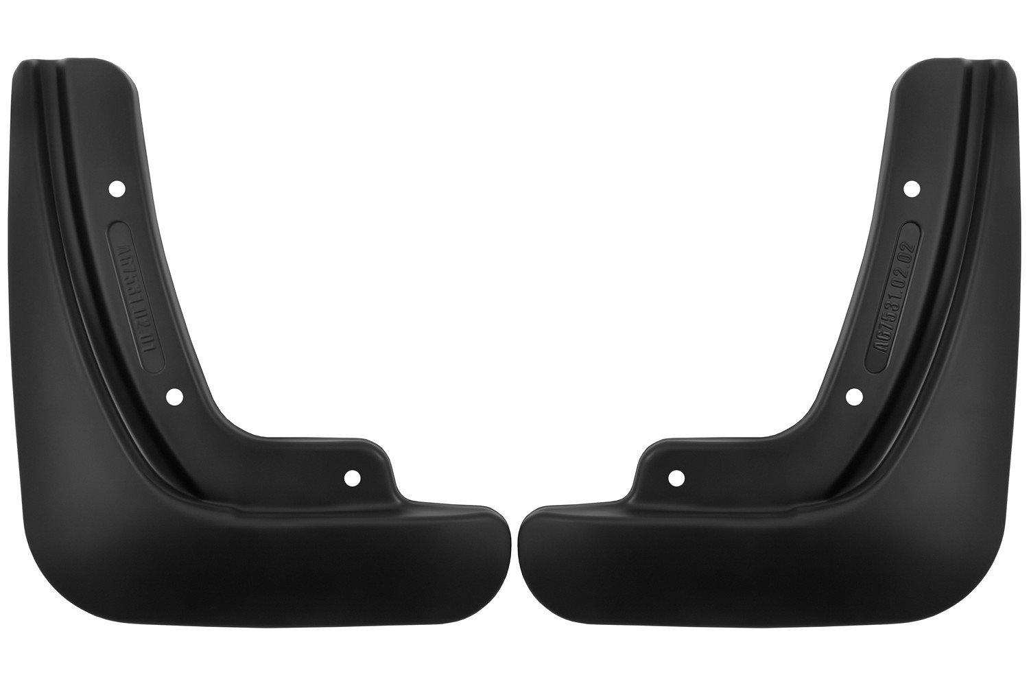 Брызговики передние для  HONGQI H5 II 2022 - 2 шт.(optimum) в пакете / Хонги Х5