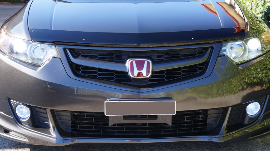 Дефлектор капота темный HONDA ACCORD 2007-2011 / Хонда Аккорд