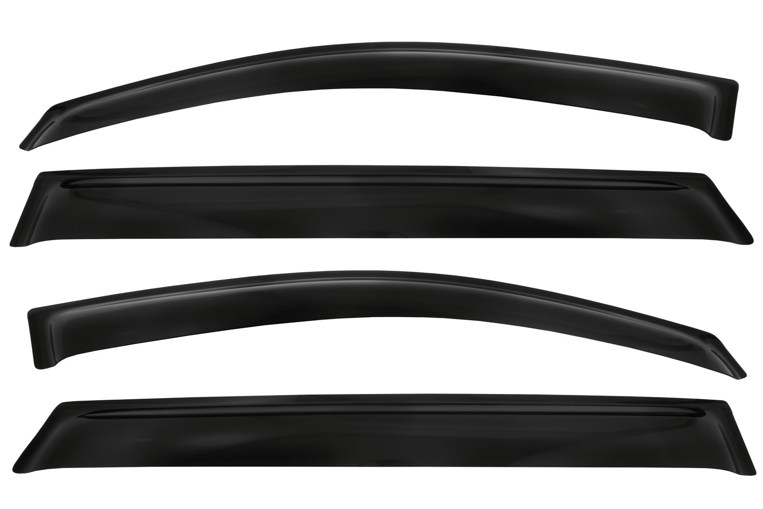 Дефлекторы боковых окон Audi Q7, 2015-, 4ч., темный / Ауди Ку7