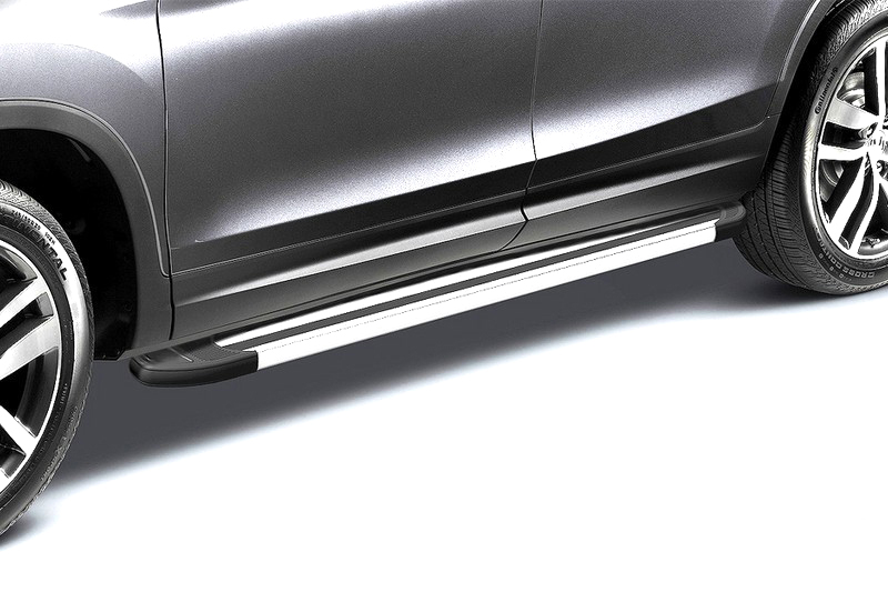 Комплект алюминиевых порогов Arbori "Luxe Silver" длина 1800мм без крепежа