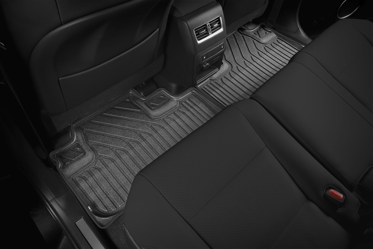 Коврики KVEST 3D в салон для LEXUS RX (IV, IVr), 2015-2019, 2019-, 4 шт. (полиуретан, серый, черный) в коробе / Лексус РХ