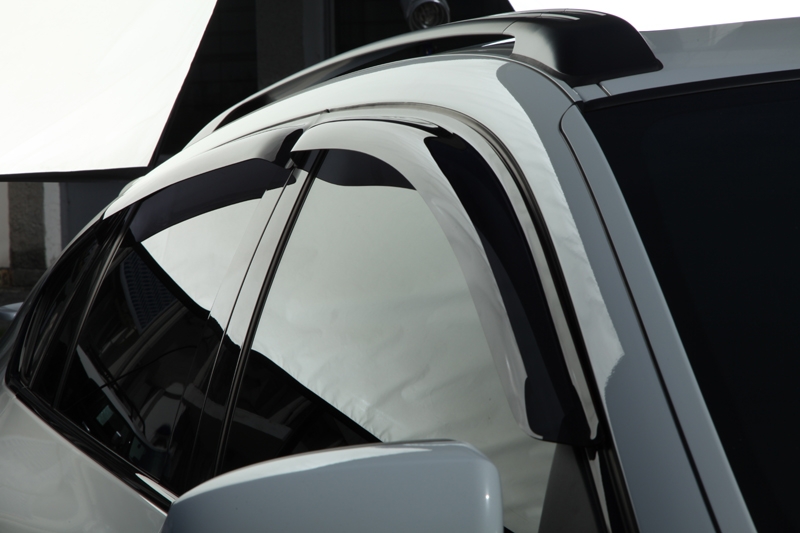 Дефлекторы боковых окон BMW X6, 2008-2014, 4ч., темный / БМВ Х6