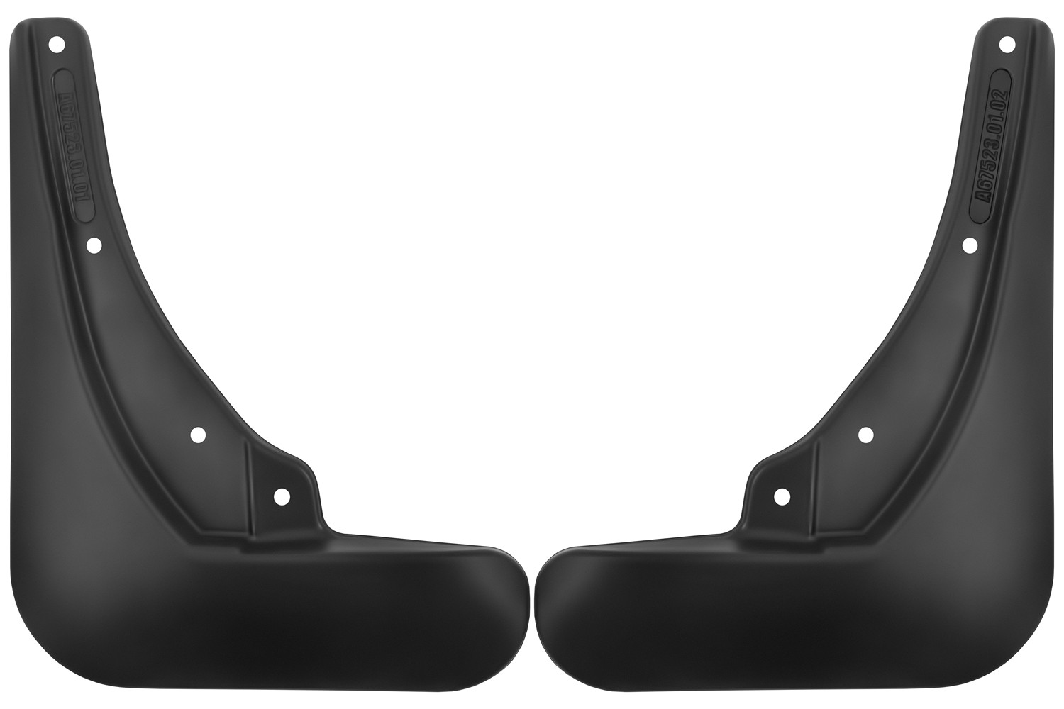 Брызговики передние для  HONGQI HS5  2019 - 2 шт.(optimum) в пакете / Хонги ХС5