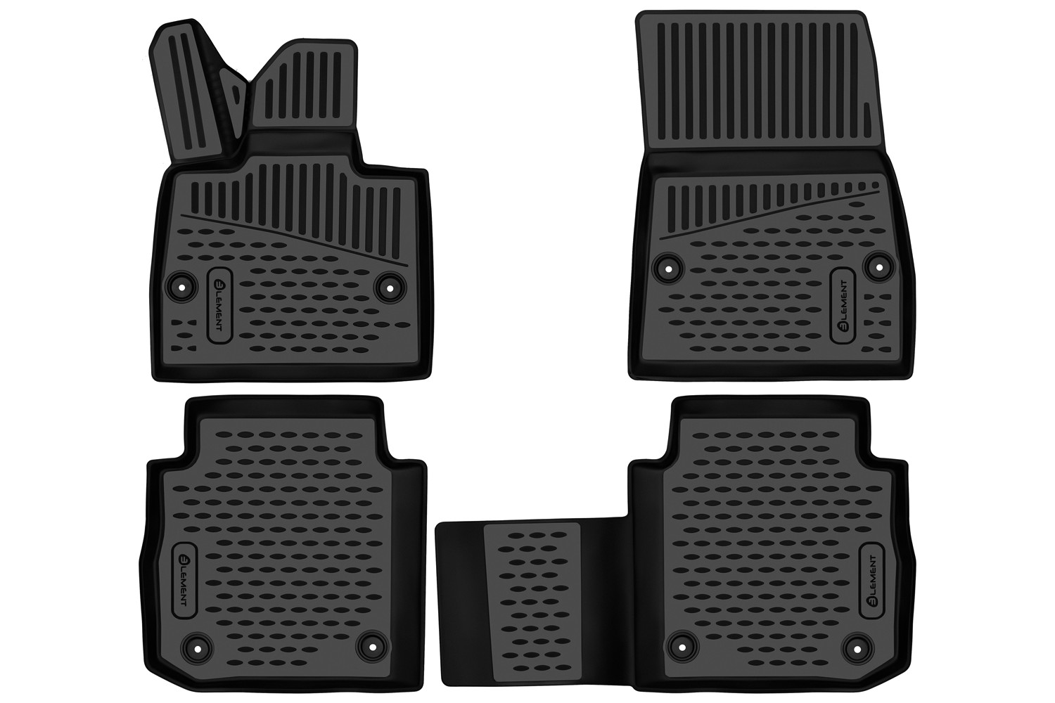 Коврики 3D в салон для Aito M5/Seres M5 2022 - 4шт. (полиуретан) / Аито М5