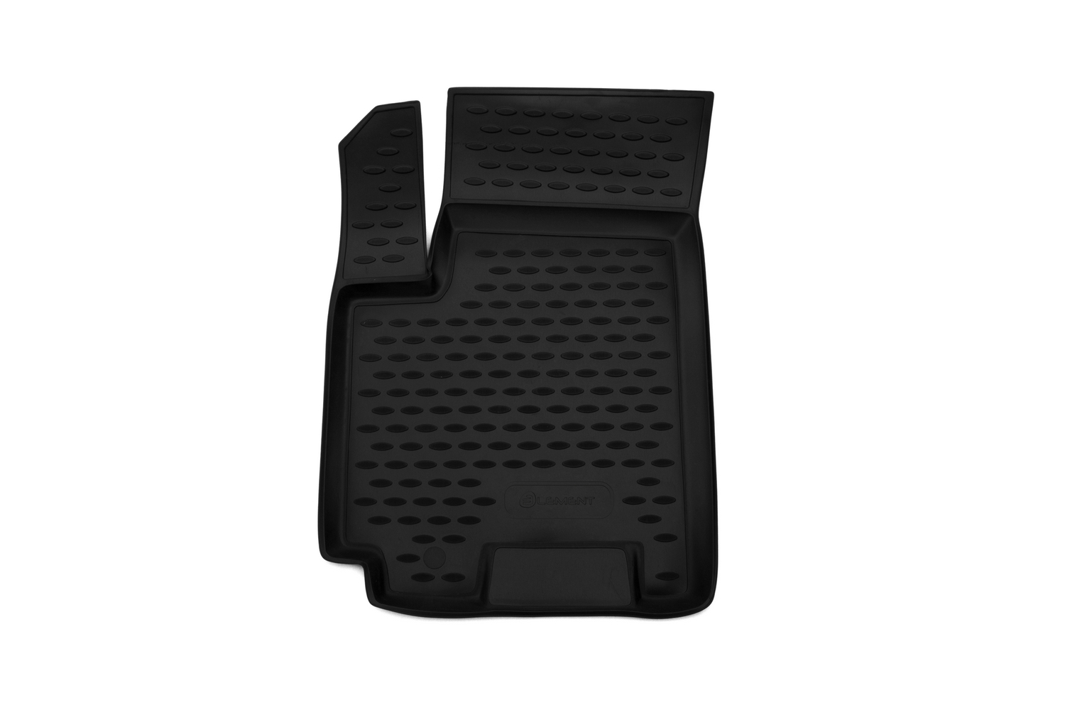 Коврик в салон 2D для CHEVROLET Aveo 2004-2012 хэтчбек Element передний левый 1 шт. черный полиуретан / Шевроле Авео