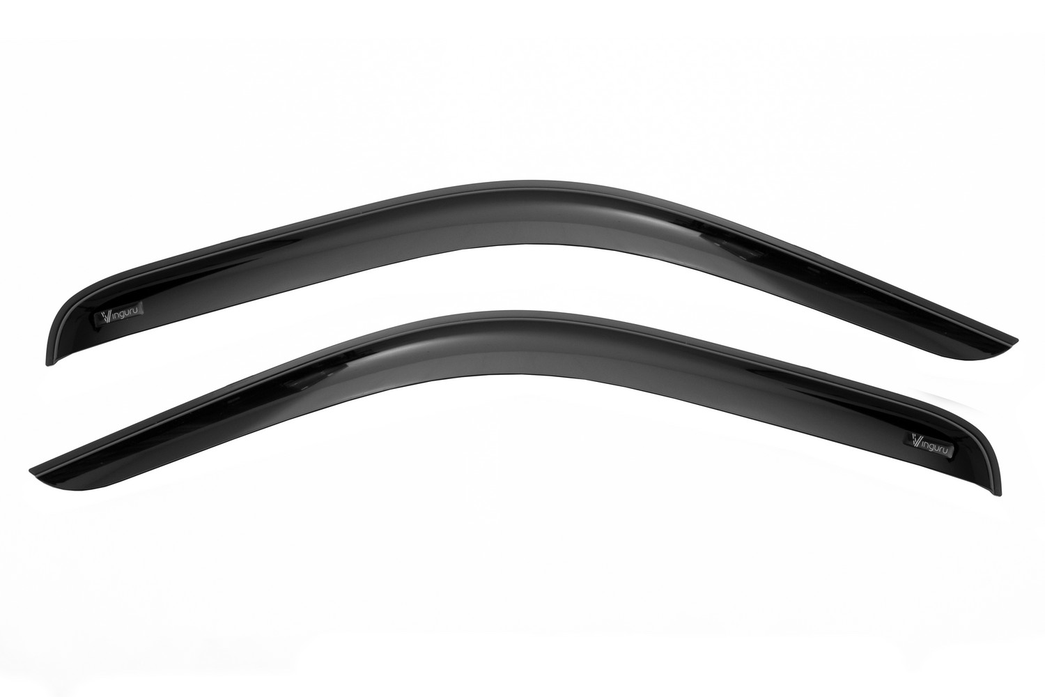 Дефлекторы окон Vinguru FORD Transit 2014- /накладные/скотч /комплект  2 шт./литьевой поликарбонат / Форд Транзит
