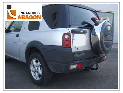 ТСУ для LAND ROVER Freelander I 1998-2008, Тип шара: Горизонтальный, условно-съемный (лебединая шея) (A) / Ленд Ровер Фриландер