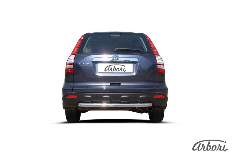 Защита заднего бампера d57 Arbori нерж. сталь для Honda CR-V 2009-2012 / Хонда ЦРВ